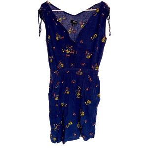 a.n.a. Navy Floral Dress